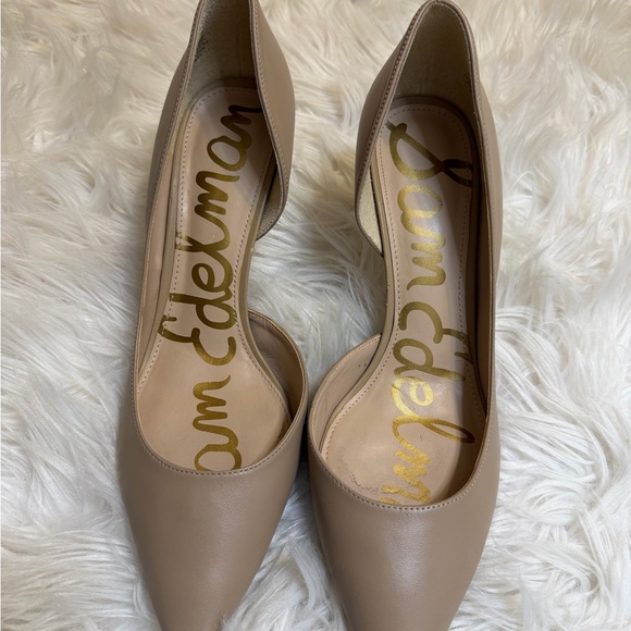 SAM EDELMAN, Women's Beige Leather Shoes Sz 9.5M - Picture 5 of 9